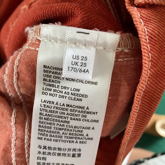 BDG orange/red slit cut jeans - Picture 4 of 5